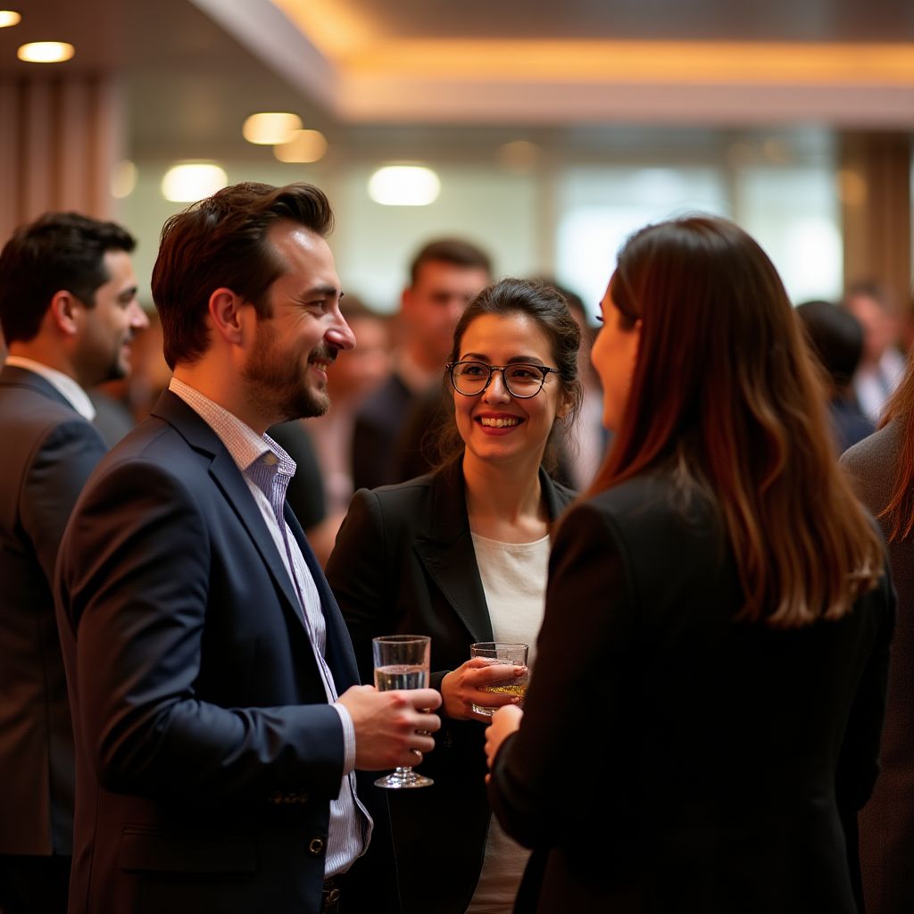 Evento de networking de la empresa.